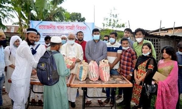 ‘ল’ এসোসিয়েশন অব বাংলাদেশ খুলনা মহানগর শাখার খাদ্য সামগ্রী বিতরণ