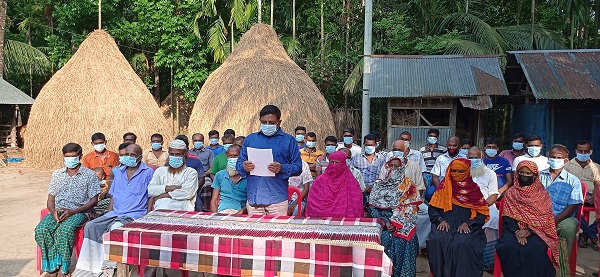 চিতলমারীতে অপপ্রচারের প্রতিবাদে ইউপি সদস্যের সাংবাদিক সম্মেলন