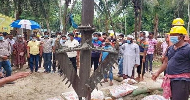 দিঘলিয়াবাসীর ভৈরব সেতুর নির্মাণ কাজ আনুষ্ঠানিকভাবে শুরু