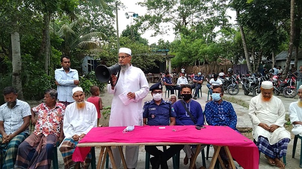 মোল্লাহাটের সরসপুরে শান্তি-শৃঙ্খলা ও ঐক্য সভা অনুষ্ঠিত