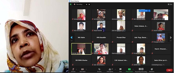 নগরীতে নারী নির্যাতন এবং বাল্যবিয়ে প্রতিরোধ প্লাটফর্ম সদস্য সমন্বয়ে এ্যাডভোকেসি সভা