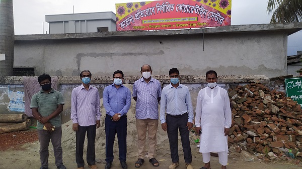 চিতলমারীতে ২০ শয্যার কোয়ারেন্টাইন সেন্টারের উদ্বোধন