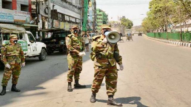 কঠোর বিধিনিষেধে মাঠে থাকছে সেনা-বিজিবি-পুলিশ-র‌্যাব