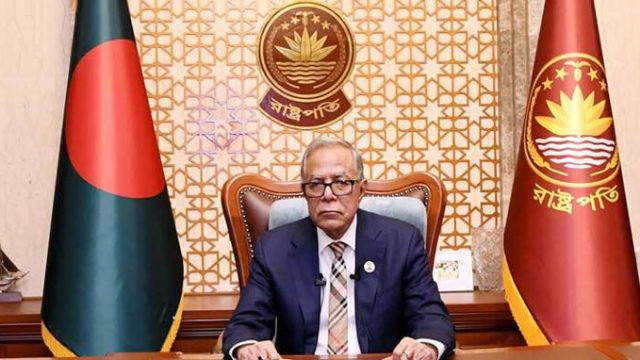 স্বাধীন ফিলিস্তিন রাষ্ট্র গঠনে অঙ্গীকার পুনর্ব্যক্ত রাষ্ট্রপতির