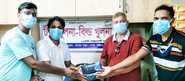 গ্লোবাল খুলনার পক্ষ থেকে বিভিন্ন সংগঠনের স্বেচ্ছাসেবীদের মাষ্ক প্রদান