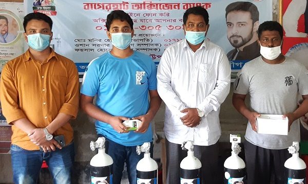 শেখ তন্ময়ের ‘বাগেরহাট অক্সিজেন ব্যাংক’র মোংলা শাখার যাত্রা শুরু