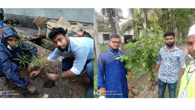 ইসলামী যুব আন্দোলন খালিশপুর থানা শাখার বৃক্ষরোপণ কর্মসূচি পালিত