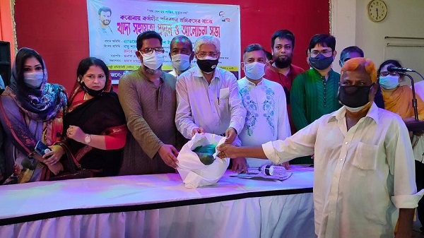 খুলনায় নিসচার খাদ্য সহায়তা পেলো পরিবহন শ্রমিকরা