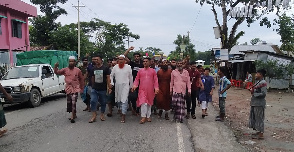 মোরেলগঞ্জের বলইবুনিয়ায় স্বতন্ত্র প্রার্থীর ব্যাপক গনসংযোগ