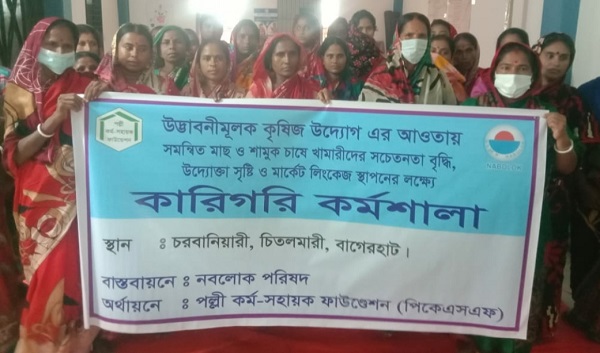 চিতলমারীতে মৎস্য চাষীদের নিয়ে কারিগরি কর্মশালা