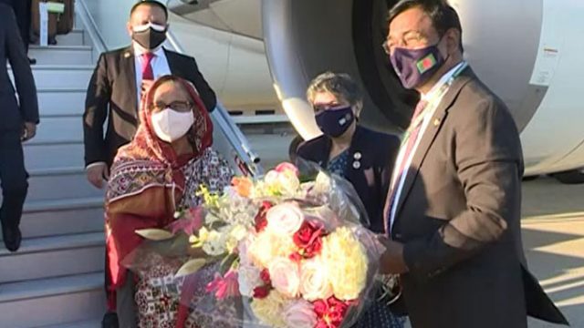 নিউ ইয়র্কে পৌঁছেছেন প্রধানমন্ত্রী