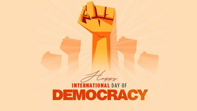 আজ আন্তর্জাতিক গণতন্ত্র দিবস