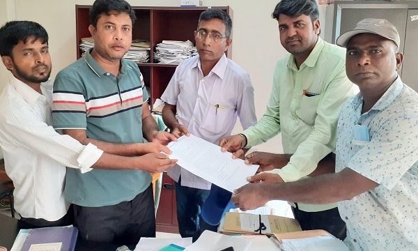 রামপালে সাংবাদিক সুরক্ষা আইন প্রণয়নের দাবীতে প্রধানমন্ত্রী বরাবর স্মারকলিপি