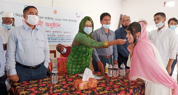 খুলনা জেলা পর্যায়ে জাতীয় কৃমি নিয়ন্ত্রণ সপ্তাহের উদ্বোধন