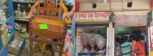 তালায় দোকান ভেঙ্গে নগদ টাকা ও মালামাল চুরি