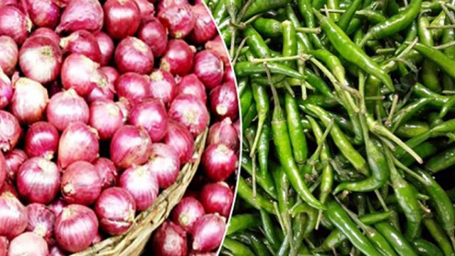 কাঁচা মরিচ-পেঁয়াজের দাম দ্বিগুণ হারে বৃদ্ধি