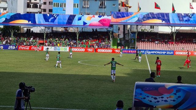 বিতর্কিত পেনাল্টিতে স্বপ্নভঙ্গ বাংলাদেশের