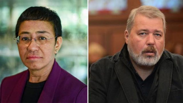 শান্তিতে নোবেল পেলেন দুই সাংবাদিক