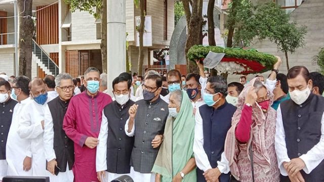 শেখ রাসেলের সমাধিতে আওয়ামী লীগের শ্রদ্ধা