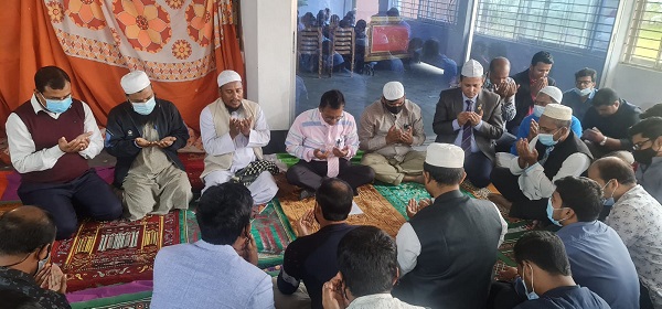 বেগম রাজিয়া নাসের এর ১ম মৃত্যুবার্ষিকী উপলক্ষে খুকৃবি’র দোয়া ও মিলাদ মাহফিল