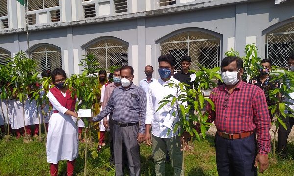 চিতলমারীতে নবীন বরণে ২শ’ শিক্ষার্থী পেল আমের চারা
