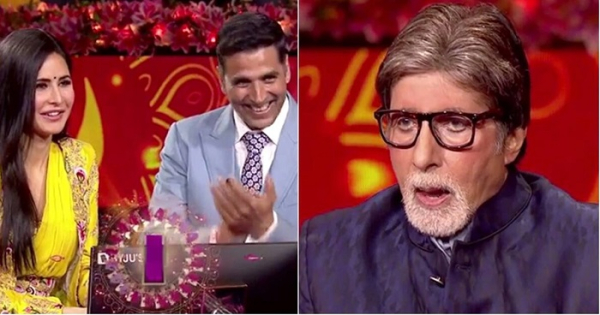 কেবিসি-তে ক্যাটরিনার প্রশ্নে বাকরুদ্ধ অমিতাভ!