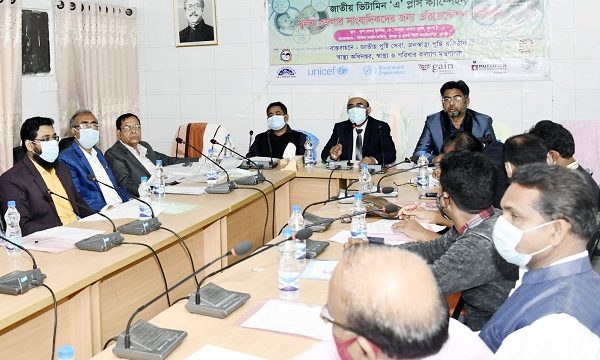 জাতীয় ভিটামিন ‘এ’ প্লাস ক্যাম্পেইন উপলক্ষে সাংবাদিকদের ওরিয়েন্টেশন কর্মশালা