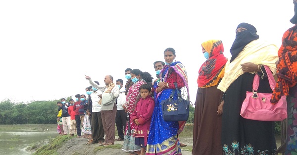 তালায় এশিয়া-লাইভলিহুড প্রকল্পের সদস্যদের টিআরএম প্রকল্প পরিদর্শন