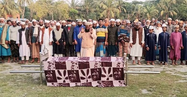 রামপালে নিহত আওয়ামী লীগ নেতা ফিরোজের জানাযা সম্পন্ন