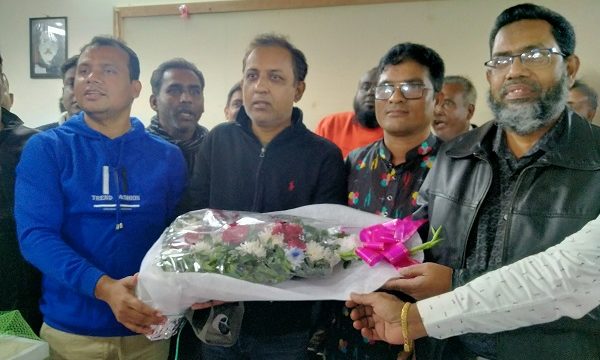 নবনির্বাচিত সভাপতি এম.এ নাসিমের জন্মদিন পালন করেছে নগর স্বেচ্ছাসেবক লীগ