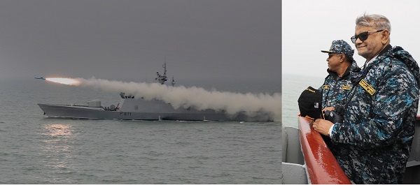 বঙ্গোপসাগরে সফল মিসাইল উৎক্ষেপণ বাংলাদেশ নৌবাহিনীর