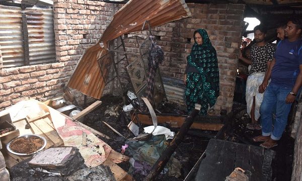 নগরীর বাস্তহারায় ভয়াবহ অগ্নিকান্ড