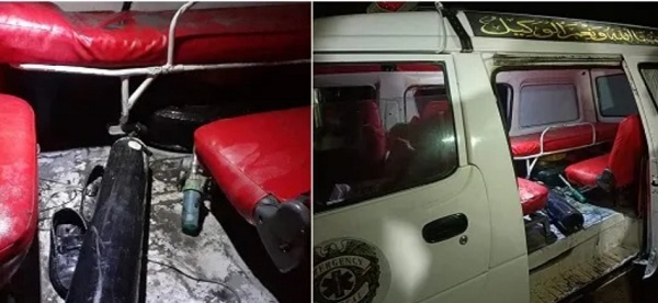 শরণখোলায় এম্বুলেন্সের অক্সিজেন সিলিন্ডার বিস্ফোরণে তিনজন দগ্ধ