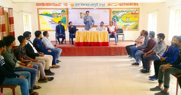 মাগুরা শিল্পকলা একাডেমি মিলনায়তনে ৩ দিন ব্যপি অভিনয় কর্মশালার উদ্বোধন