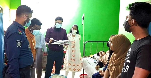 ফকিরহাটে আহম্মদ ডায়াগনষ্টিক এন্ড ক্লিনিকে এক লক্ষ টাকা জরিমানা