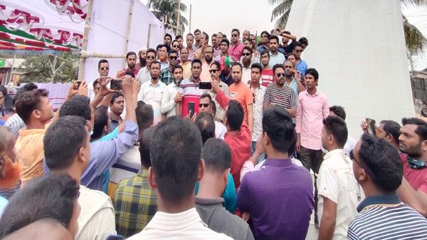 তালায় স্বাধীনতা দিবস উপলক্ষ্যে বিএনপির শোভযাত্রা