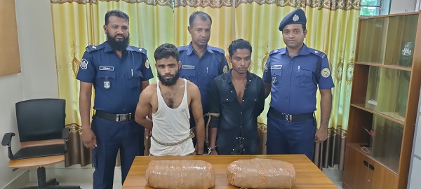 ভান্ডারিয়ায় ৪ কেজি গাঁজাসহ দুই মাদক কারবারি আটক