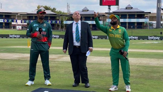 টস হেরে ব্যাটিংয়ে বাংলাদেশ