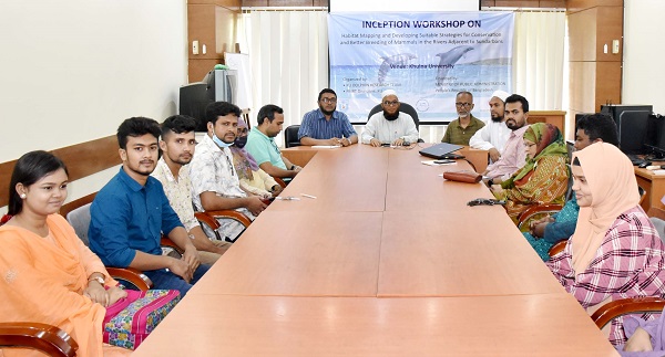 সুন্দরবন উপকূলে ডলফিন নিয়ে গবেষণায় খুবিতে কর্মশালা অনুষ্ঠিত