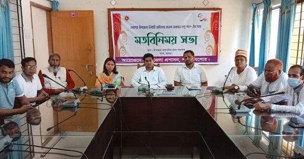 শার্শা উপজেলায় নবাগত ইউএনও’র সাথে সাংবাদিকদের মত বিনিময়