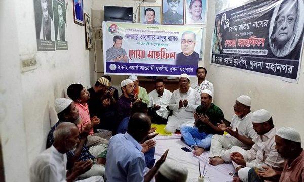 শেখ সোহেলের উদ্যোগে নগরীর ওয়ার্ডে ওয়ার্ডে মেয়রের সুস্থতা কামনা করে দোয়া