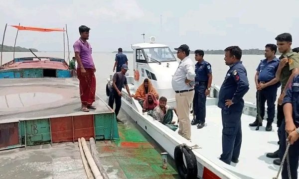 মোরেলগঞ্জে অবৈধভাবে বালু উত্তোলন ৯০ হাজার টাকা জরিমানা