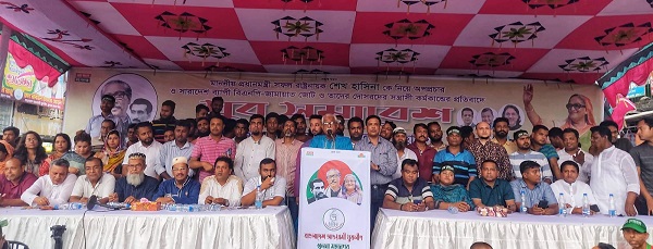 প্রধানমন্ত্রী শেখ হাসিনার নেতৃত্বে দেশ বিরোধী বিএনপি জামায়াত জোটের সন্ত্রাসীদের প্রতিহত করা হবে