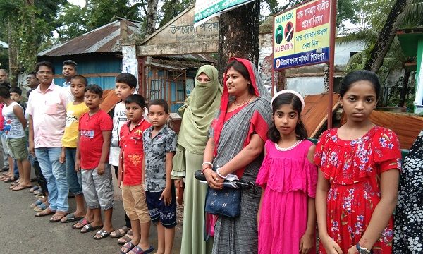 সংস্কৃতি খাতে বরাদ্দ বৃদ্ধি এবং ৮ দফা বাস্তবায়নের দাবিতে কাউখালীতে সম্মিলিত সাংস্কৃতিক জোটের সমাবেশ