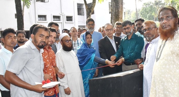 খুবিতে গল্লামারী বধ্যভূমি স্মৃতি জাদুঘরের সংরক্ষণ ও ল্যান্ডস্কেপিং উন্নয়ন কাজ উদ্বোধন