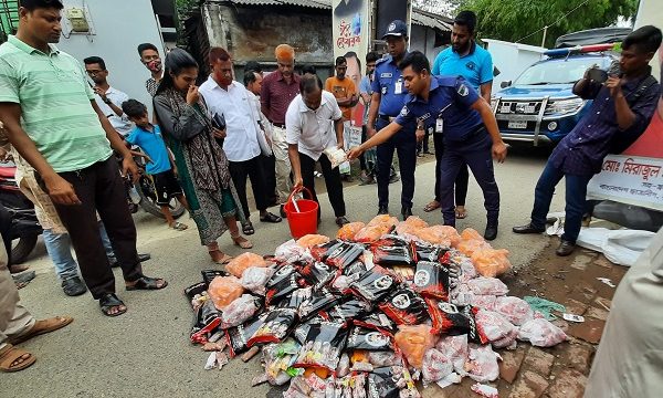 নকল শিশু খাদ্য উদ্ধার মোরেলগঞ্জে কারখানা মালিককে ৯ মাসের কারাদন্ড