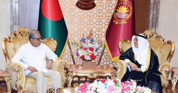 রাষ্ট্রপতির সাথে কুয়েতের রাষ্ট্রদূতের বিদায়ী সাক্ষাৎ