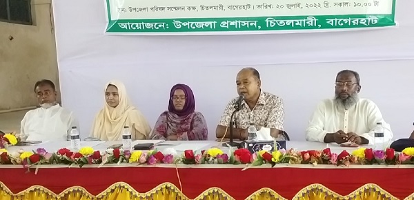 চিতলমারীতে উপজেলা প্রসাশনের প্রেস ব্রিফিং