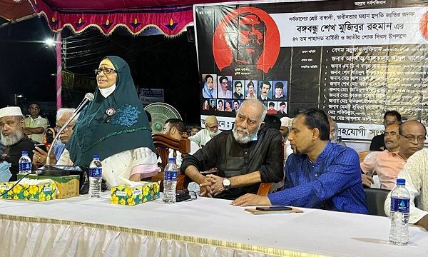 খুনি চক্র জাতির শ্রেষ্ঠ সন্তানকে হত্যা করে জাতির কপালে কালিমা লেপন করেছে : শ্রম প্রতিমন্ত্রী