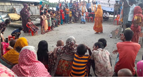 ইউনিসেফের সহযোগিতায় দি হাঙ্গার প্রজেক্টের উদ্যোগে রামপালে পপুলার থিয়েটর অনুষ্ঠিত